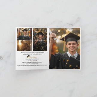 Tarjeta Festiva Personalized Graduation Party Photo Invitation 