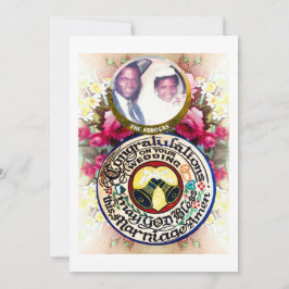 Tarjeta Festiva Personalized Hand carved Gourd Wedding Gift Card