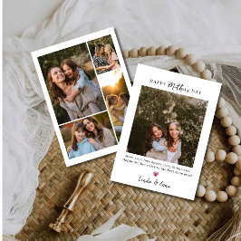 Tarjeta Festiva Personalized Mother’s Day Photo Card From Daughter