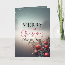 Tarjeta Festiva Personalized, Text and Picture Christmas Card