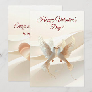 Tarjeta Festiva Personalized Valentine Card – Romantic Love Greeti