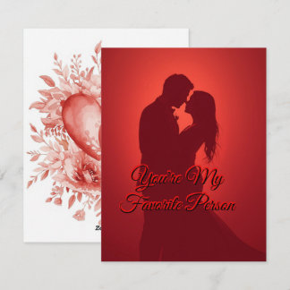 Tarjeta Festiva Personalized Valentine Gift for Wife or Husband