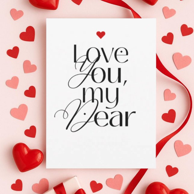 Tarjeta Festiva Personalized Valentine’s Day Card with Photo pink (Subido por el creador)