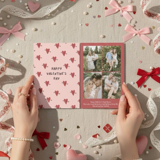 Tarjeta Festiva Personalized Valentine’s Day Card with Photo | Rom (Subido por el creador)