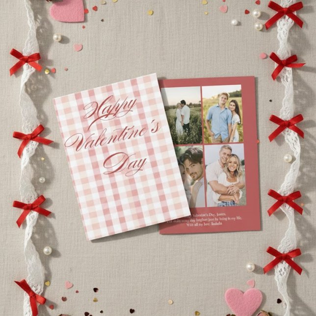 Tarjeta Festiva Personalized Valentine’s Day Card with Photo | Rom (Subido por el creador)