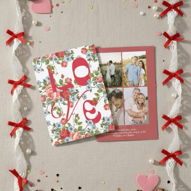 Tarjeta Festiva Personalized Valentine’s Day Card with Photo | Rom (Subido por el creador)