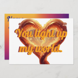 Tarjeta Festiva Personalized Valentine's card | Heart photo card