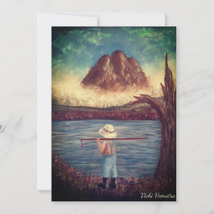 Tarjeta Festiva Pesca de niños