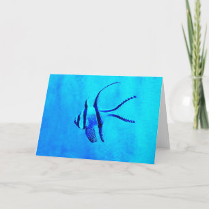 Tarjeta Festiva Pescado cardinal