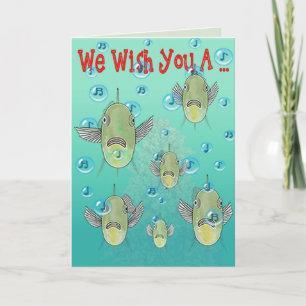 Tarjeta Festiva Pescado de canto