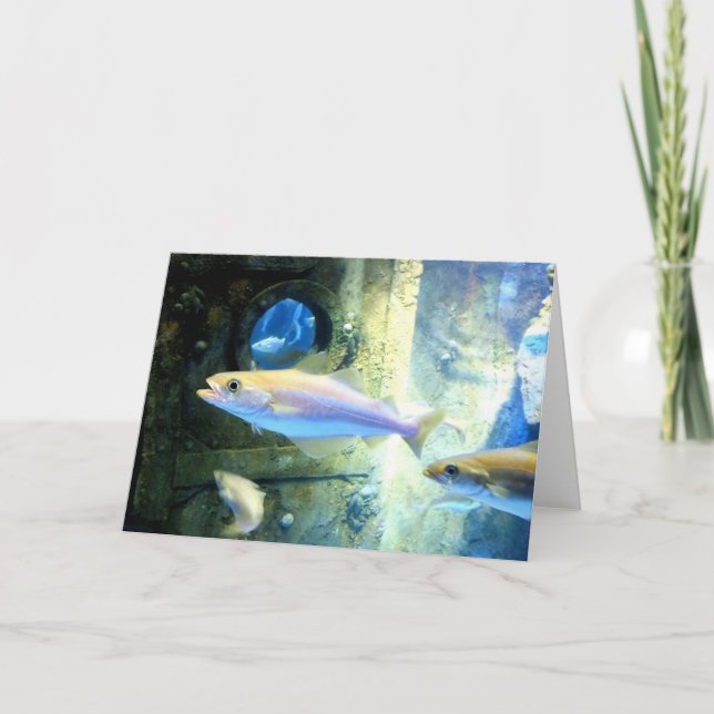 Tarjeta Festiva Pescado y buey (Anverso)