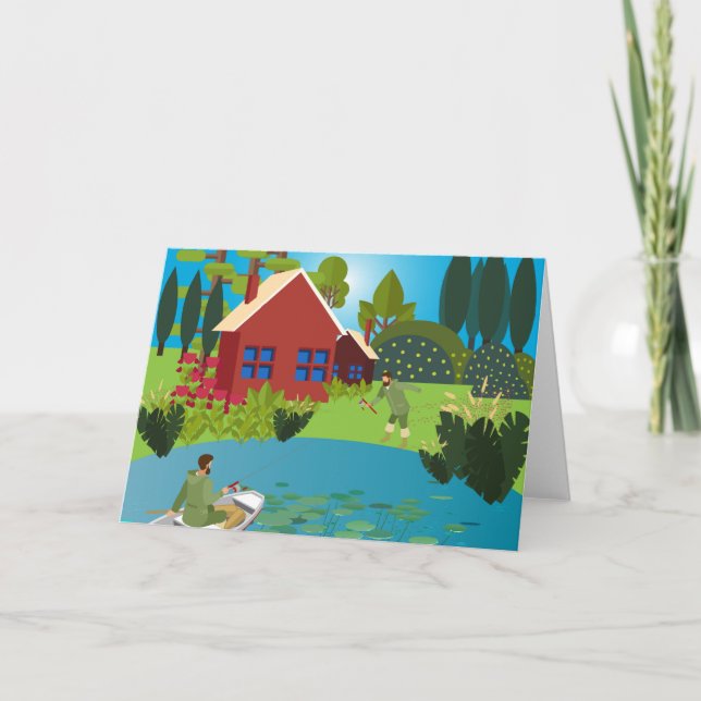 Tarjeta Festiva Pescadores (Anverso)