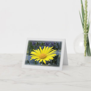 Tarjeta Festiva Pétalos amarillos