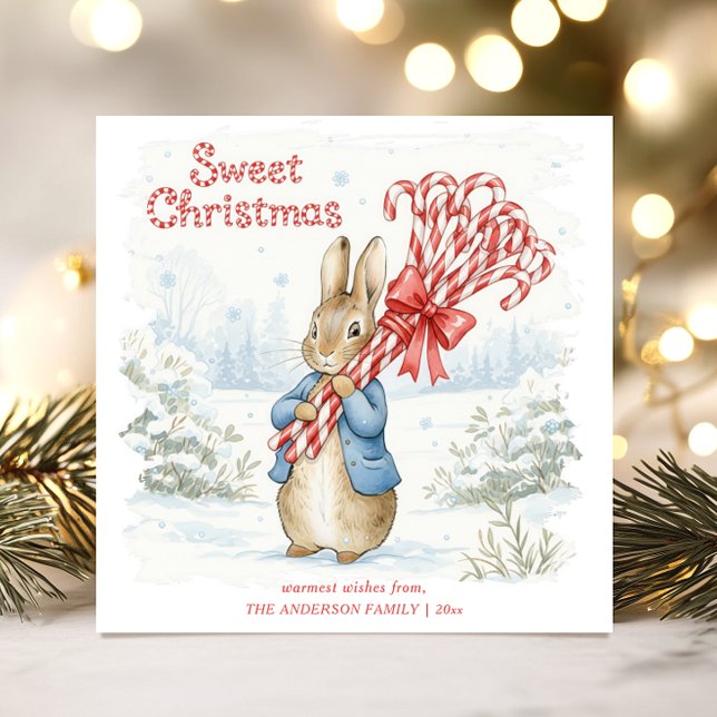 Tarjeta Festiva Peter Rabbit Classic Woodland (Subido por el creador)