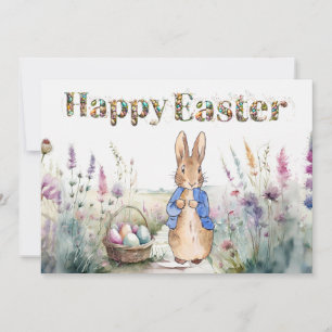 Tarjeta Festiva Peter the Rabbit feliz Pascua