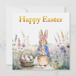 Tarjeta Festiva Peter the rabbit Happy Easter