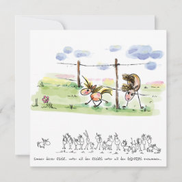 Tarjeta Festiva Pferdekarte – Grusskarte für Pferdeliebhaber