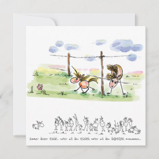 Tarjeta Festiva Pferdekarte – Grusskarte für Pferdeliebhaber