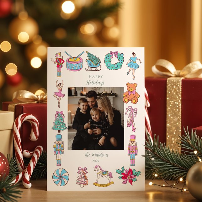 Tarjeta Festiva Photo Nutcracker Ballet Christmas (Subido por el creador)