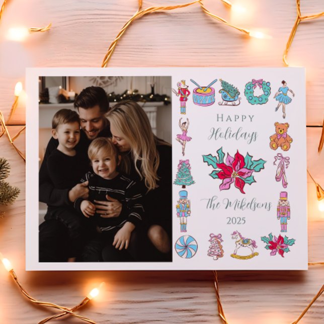 Tarjeta Festiva Photo Nutcracker Ballet Christmas (Subido por el creador)