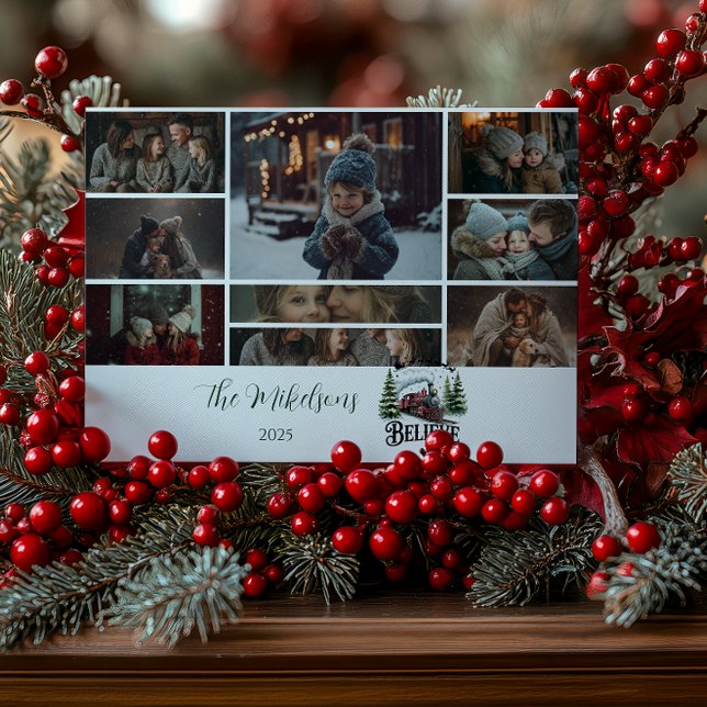 Tarjeta Festiva Photo Polar Express Christmas (Subido por el creador)