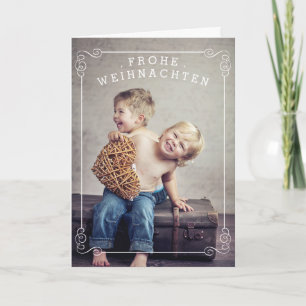 Tarjeta Festiva Photokarte aquel felices navidades