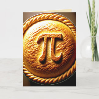 Tarjeta Festiva Pi Day Pie