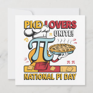 Tarjeta Festiva Pi Lovers únete