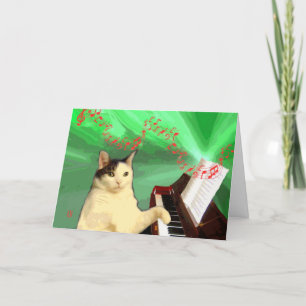 Tarjeta Festiva pianista