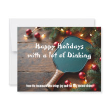 Pickleball🎅Paddle & Pine Brillo Navideño