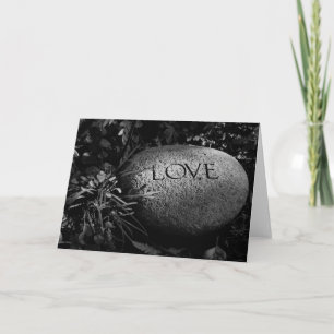 Tarjeta Festiva Piedra de "Amor"