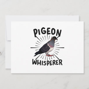 Tarjeta Festiva Pigeon - Pigeon Whisper