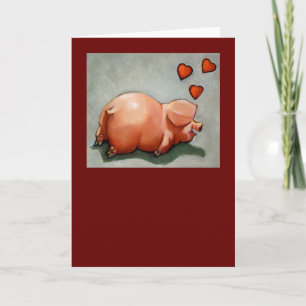 TARJETA FESTIVA PIGGIA DE VALENTINA: ARTE: CORAZONES