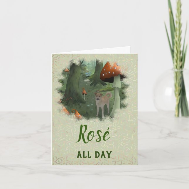 Tarjeta Festiva Pilzwald (Anverso)