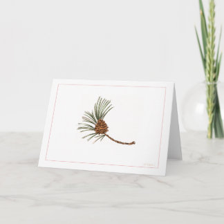 Tarjeta Festiva "Pinecone" por Gerry O'Neill