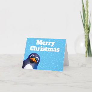 Tarjeta Festiva Pingüino