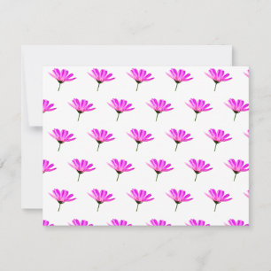 Tarjeta Festiva Pink Daisy