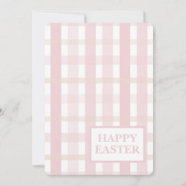 Tarjeta Festiva Pink Mix Plaid