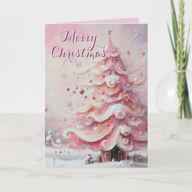 Tarjeta Festiva Pink Pink (Anverso)