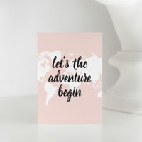Pink positivo vamos al mapa mundial de aventuras