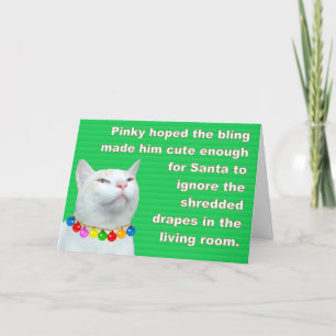 Tarjeta Festiva Pinky's Bling