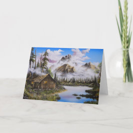 Tarjeta Festiva Pintura al óleo de la soledad del verano de David