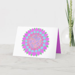 Tarjeta Festiva Pintura Holi salpicar rangoli floral