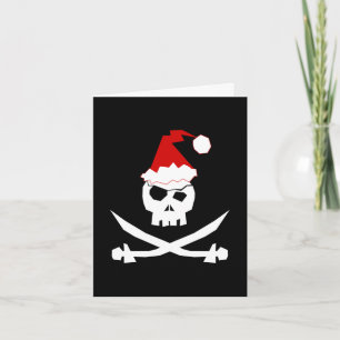 Tarjeta Festiva Pirata Santa