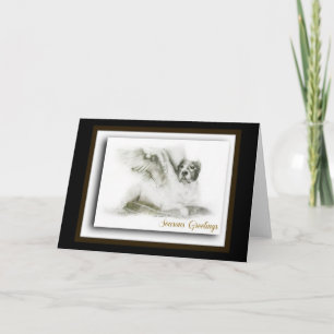 Tarjeta Festiva Pitbull Terrier americano