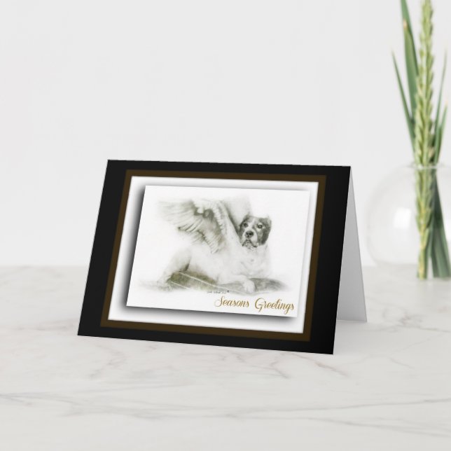 Tarjeta Festiva Pitbull Terrier americano (Anverso)