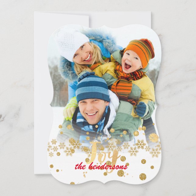 Tarjeta Festiva PixDezines copos de nieve/tarjetas de vacaciones (Anverso)