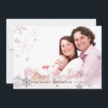 Tarjeta Festiva PixDezines Hanukkah/Copos de nieve de oro Rosa<br><div class="desc">Pixdezines feliz tarjetas Hanukkah, copos de nieve en falso oro y plata rosa y "Felices Fiestas" en divertido letra de escritura moderna. Fondo de mármol extraíble en gris con el filtro de zazzle lo cambiamos a tono rosa. Recorte DIY, fuentes y colores de fuentes. Copyright © 2008-2018 PixDezines™. Todos Los...</div>
