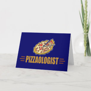 Tarjeta Festiva Pizza divertida