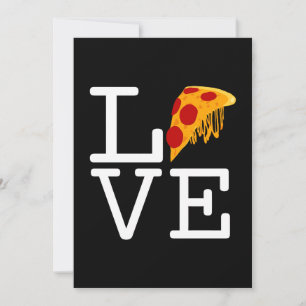 Tarjeta Festiva Pizza Slice Love